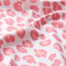 Tissu pour maillot de bain Imprimé léopard – blanc/rose,  thumbnail number 2