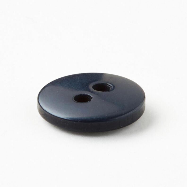 Bouton à 2 trous rond [Ø 11 mm] – bleu nuit,  image number 3