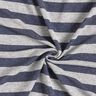 Jersey à rayures horizontales scintillantes – gris clair/bleu marine,  thumbnail number 4