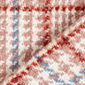Tissu pour manteau Carreaux & pied-de-poule – blanc/vieux rose,  thumbnail number 4