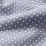 Popeline coton Pois miniatures – bleu acier/blanc,  thumbnail number 2