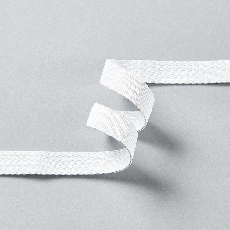 Bande en caoutchouc lisse [3 m | 15 mm] – blanc,  image number 2