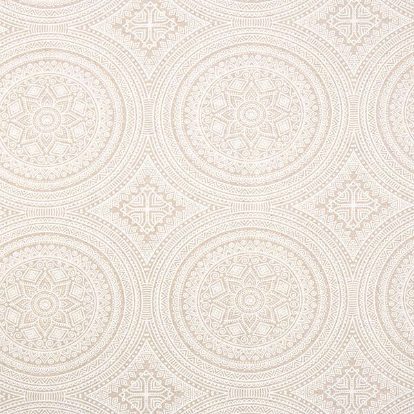 Tissu de décoration Canvas Mandala – nature/blanc,  image number 1