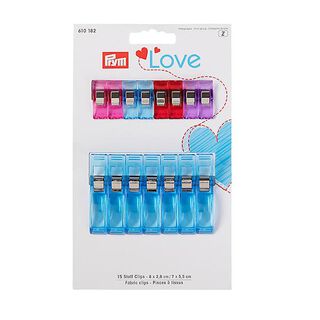 14 pinces à tissus 5.5 cm - Prym Love - Multicolore - Perles & Co