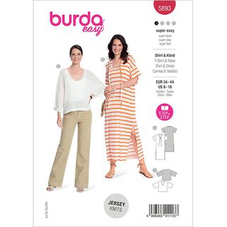 Robe / T-shirt  | Burda 5893 | 34-44, 