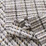 Tissu brut pour manteau Carreaux à fil scintillant – blanc/beige,  thumbnail number 3