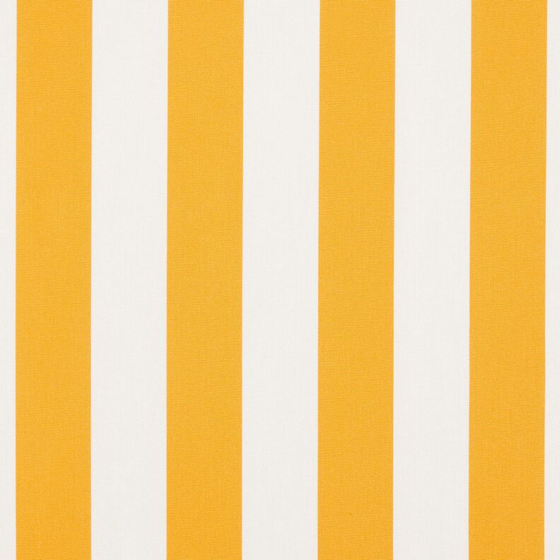 Tissu d’extérieur Canvas Blockstreifen – jaune soleil/ivoire,  image number 1
