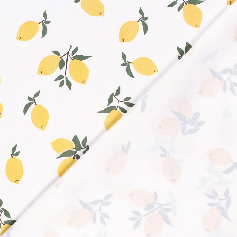 Jersey coton Gros citrons – ivoire/or,  image number 4
