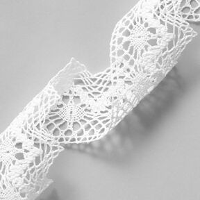 Dentelle au fuseau [55 mm] – blanc, 