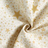 Tissu de décoration Jacquard Lurex Mer d'étoiles – beige clair/or,  thumbnail number 3