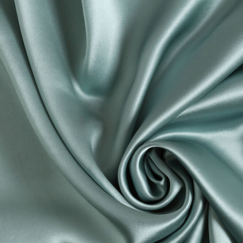 Satin de soie – gris bleu,  image number 1