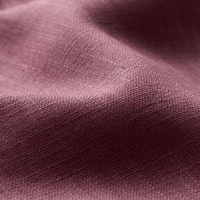 Tissu de lin en ramie mélangée medium – vieux rose foncé, 