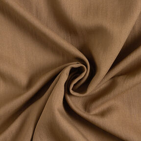 Viscose mélangée unie, armure toile – marron clair, 