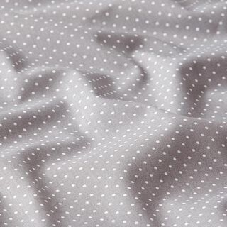 Popeline coton Petits pois – gris/blanc | Reste 50cm, 