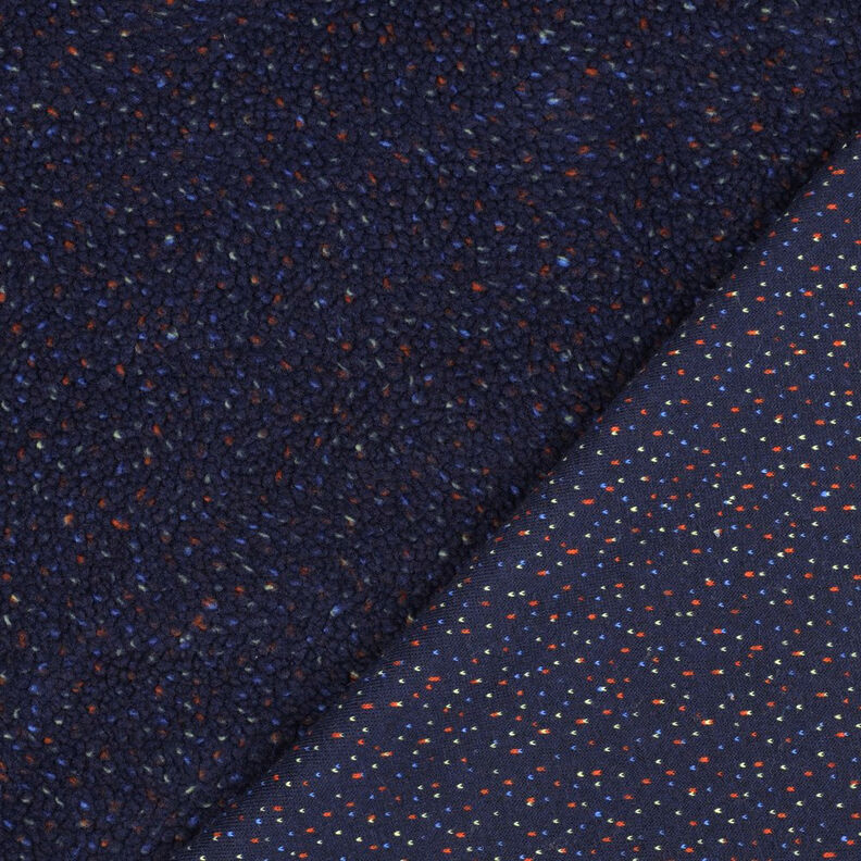Ourson Tweed Chiné | Poppy Fabrics – bleu marine, image number 4