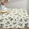 Tissu de décoration Semi-panama Olives – écru/olive foncé,  thumbnail number 7