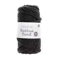 Creative Cotton Cord [5mm] | Rico Design – noir