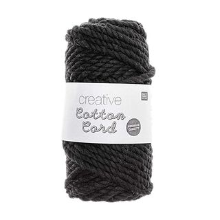 Creative Cotton Cord [5mm] | Rico Design – noir, 