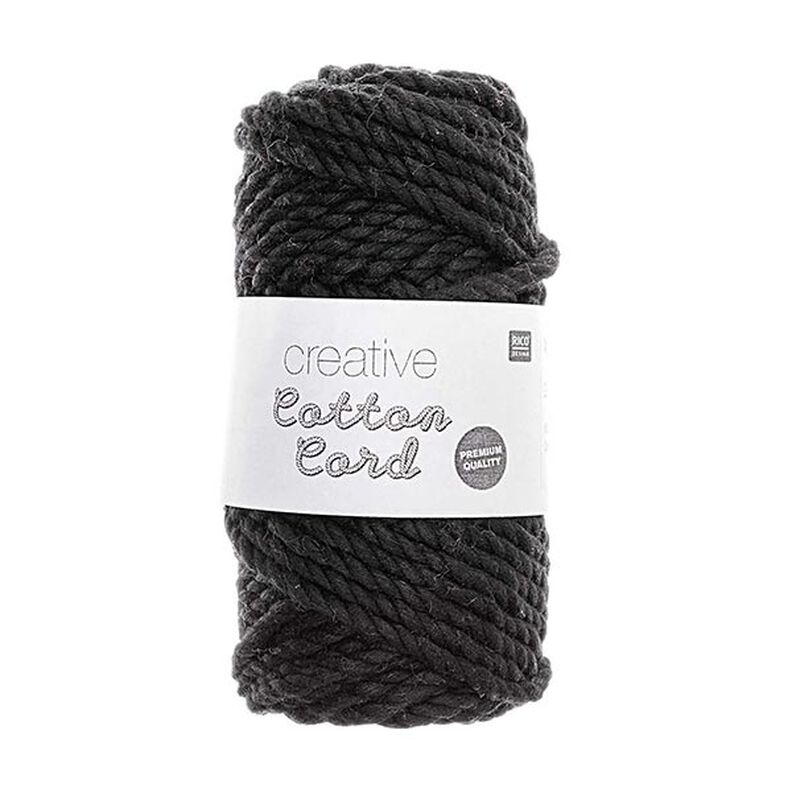 Creative Cotton Cord [5mm] | Rico Design – noir,  image number 1