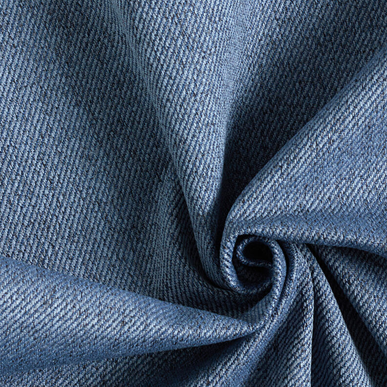 Tissu de revêtement Aspect sergé – bleu acier,  image number 1