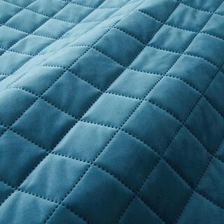 Tissu de revêtement Velours Tissu matelassé – pétrole, 