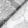 Tissu de décoration Jacquard grand ginkgo – granit/ivoire,  thumbnail number 4