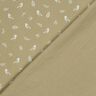Tissu double gaze de coton Branches et petits oiseaux – kaki clair/blanc,  thumbnail number 4
