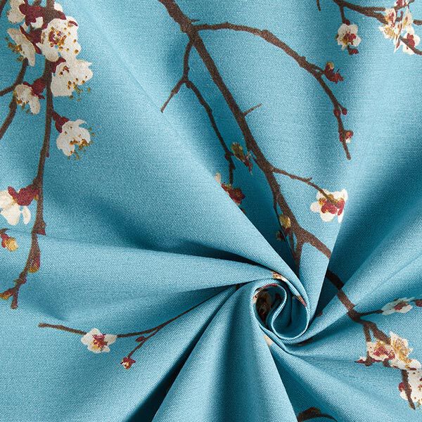 Tissu de décoration ottomane  Printemps – bleu,  image number 3