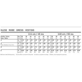 Robe de soirée / sur-robe Burda 6866, 