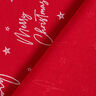 Tissu de décoration Canvas Vœux de Noël – rouge/blanc,  thumbnail number 4