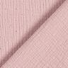 Tissu double gaze de coton dobby – vieux rose clair,  thumbnail number 4