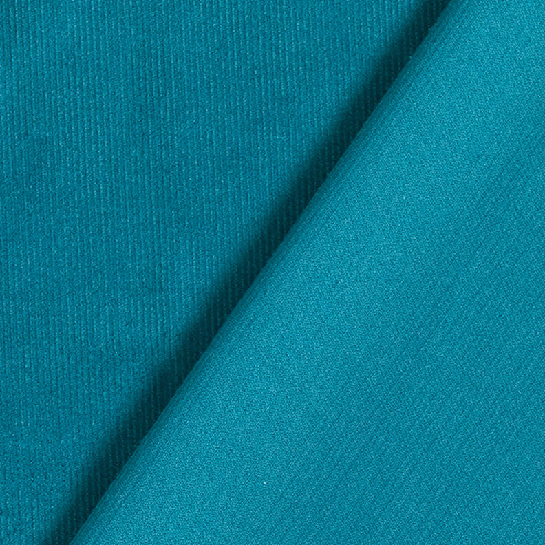 Velours milleraies Uni – pétrole,  image number 4