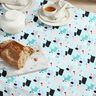 Tissu en coton Cretonne chiens abstraits – bleu ciel/rosé,  thumbnail number 6