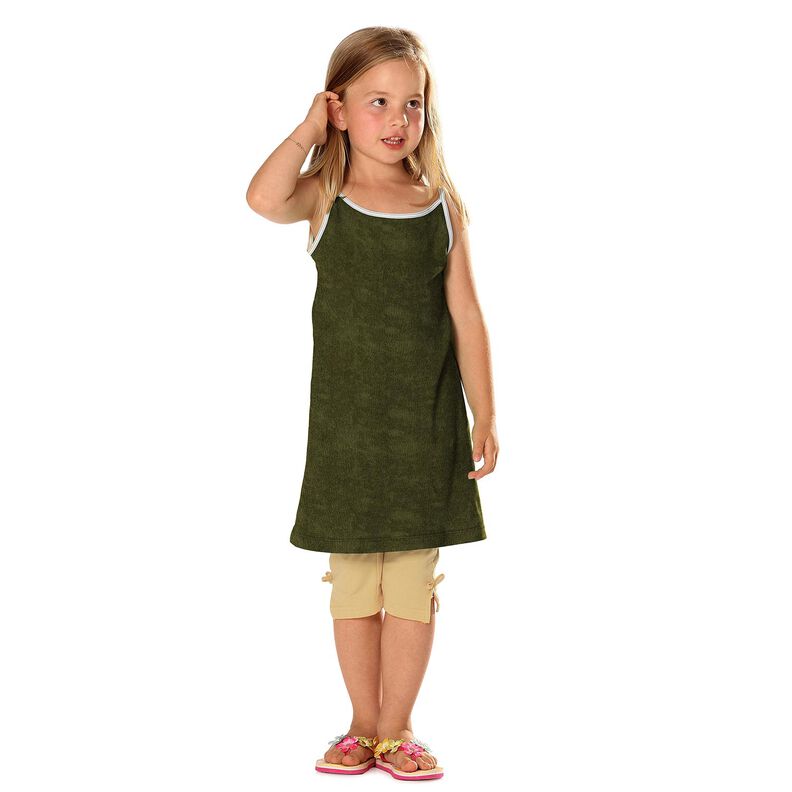 Tissu éponge Stretch Uni – olive foncé, image number 9