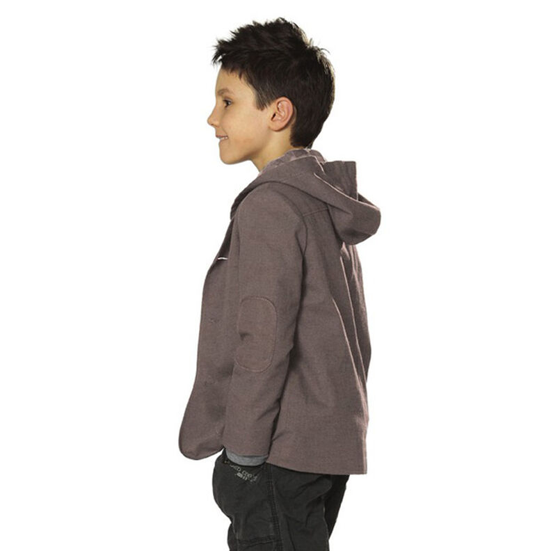 French Terry léger uni – taupe,  image number 10