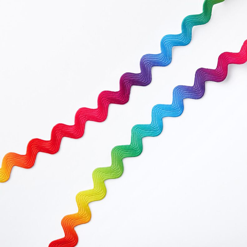 Fil dentelé arc-en-ciel [Ø 10 mm] – rouge,  image number 1
