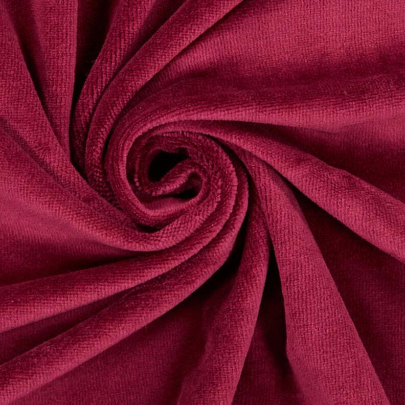 Tissu Nicki Uni – rouge bordeaux, image number 2