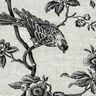 Lin de décoration Oiseaux – noir,  thumbnail number 1