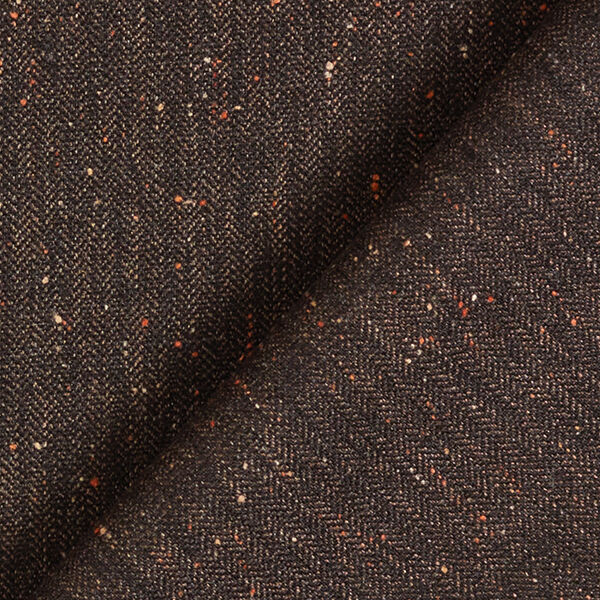 Viscose mélangé Poivre & Sel – marron noir,  image number 3