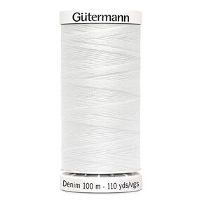 Fil jeans [1016] | 100 m | Gütermann – blanc, 