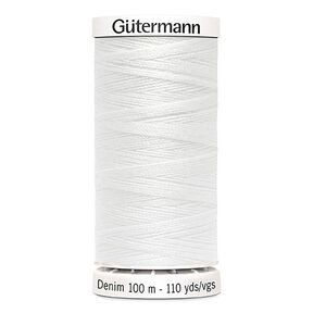 Fil jeans [1016] | 100 m  | Gütermann – blanc, 