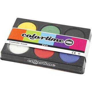 Set de couleurs aquarelles Couleurs primaires, 