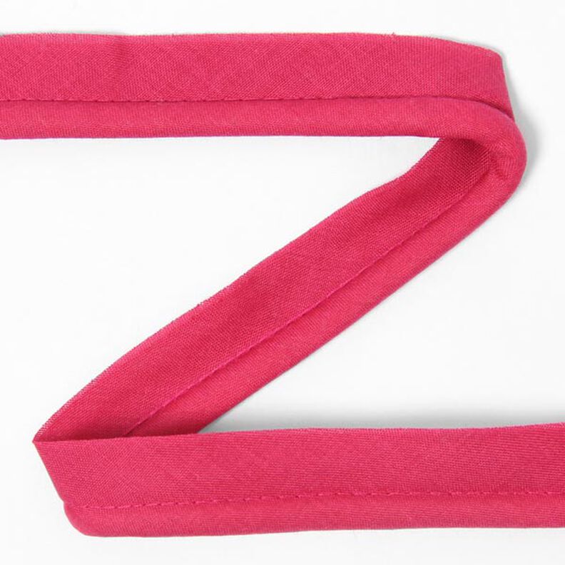 Galon passepoil en coton [20 mm] - rose vif,  image number 1