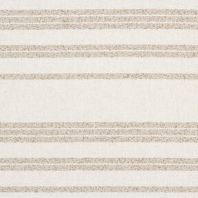 Tissu de décoration Semi-panama Rayures tissées – anémone/nature, 