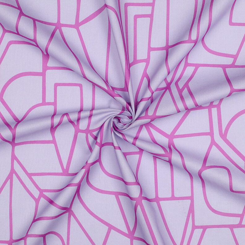 Voile de coton Town | Nerida Hansen – mauve/pourpre,  image number 3