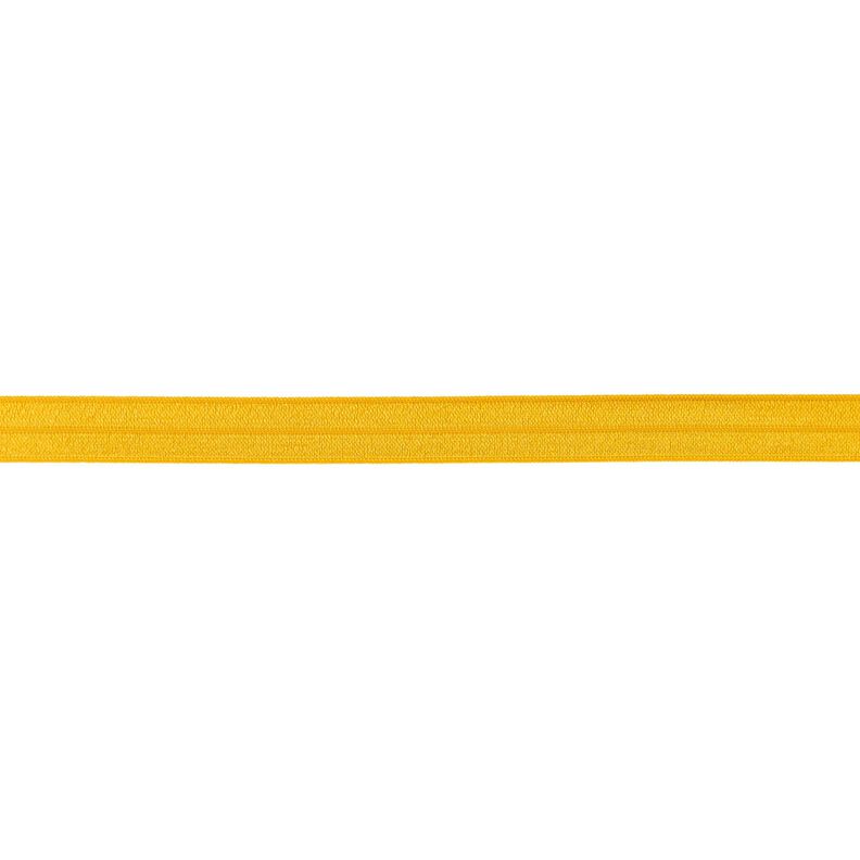 Bande à border élastique  brillant [15 mm] – moutarde,  image number 1