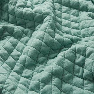 Jersey matelassé à losanges chiné – menthe, 