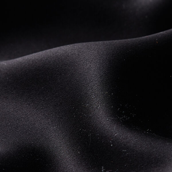 Satin de soie – noir,  image number 3