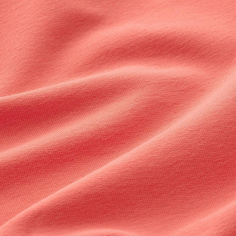 French Terry léger uni – corail,  image number 2