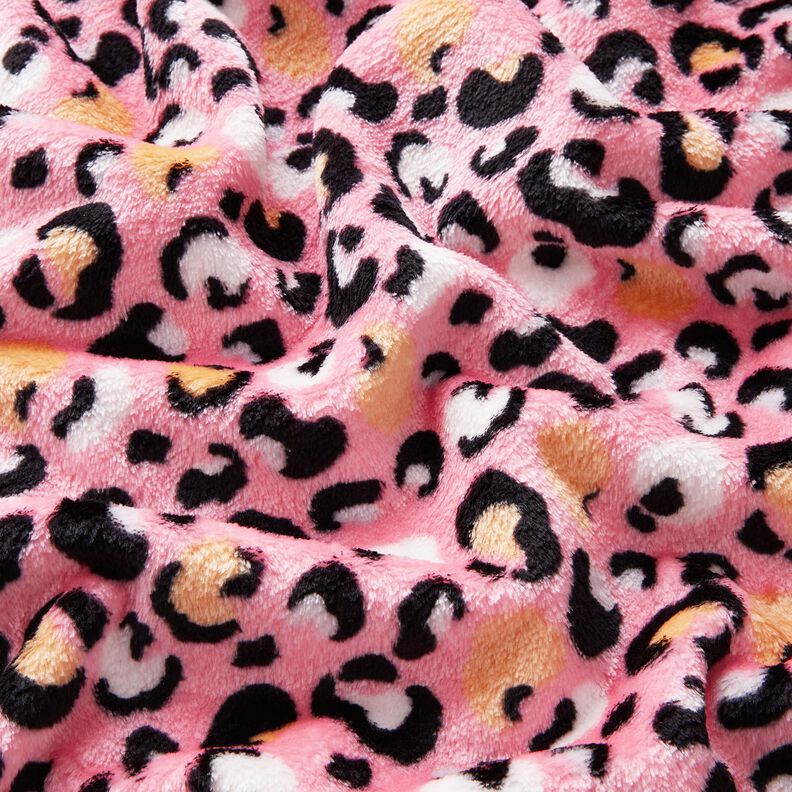 Polaire douillet Motif léopard – rose,  image number 2
